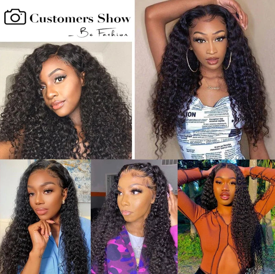 Mongolian Afro Kinky Curly Bundles 1/3/4PCS Human Hair Extensions 100% Unprocessed Virgin Human Hair Weave Bundles Jerry Curl