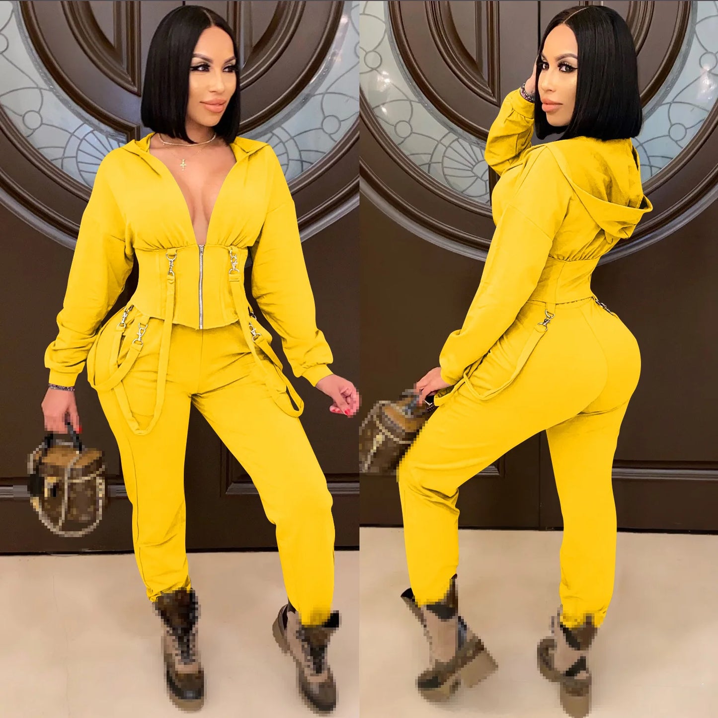 2 piece set women two piece outfits long sleeve sweatshirt pants tracksuit for women two pieces sets fall clothes 2020 outfits