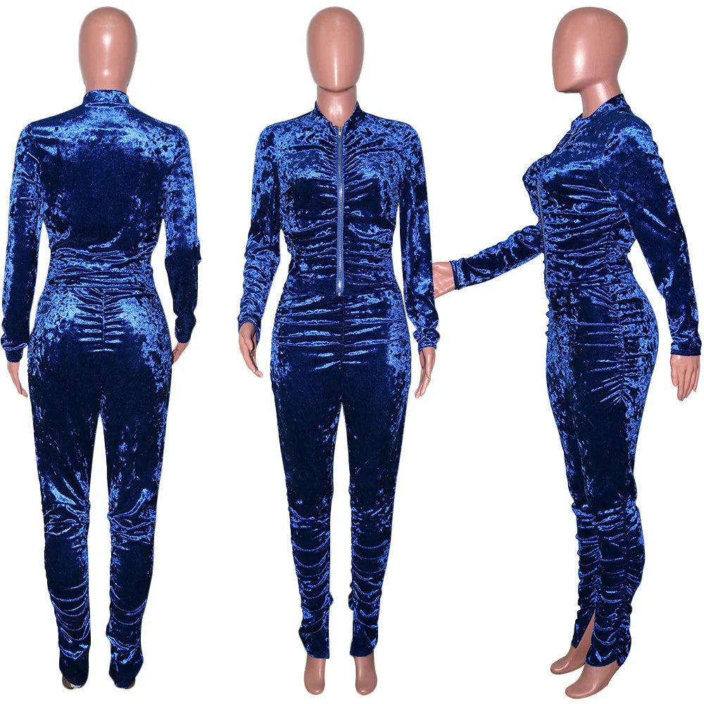 two piece women sets tracksuit  two piece set  sweatsuits for women club outfits for female  clothing stacked sweatpants outfit