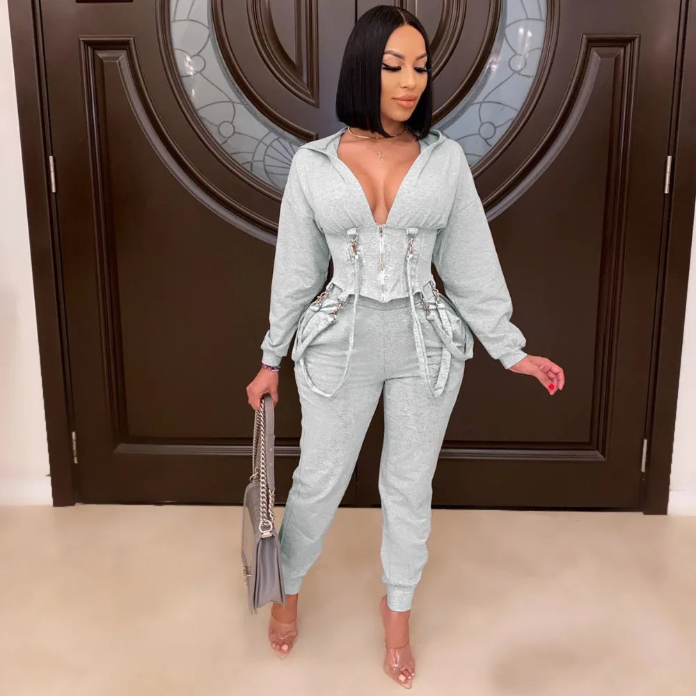 2 piece set women two piece outfits long sleeve sweatshirt pants tracksuit for women two pieces sets fall clothes 2020 outfits