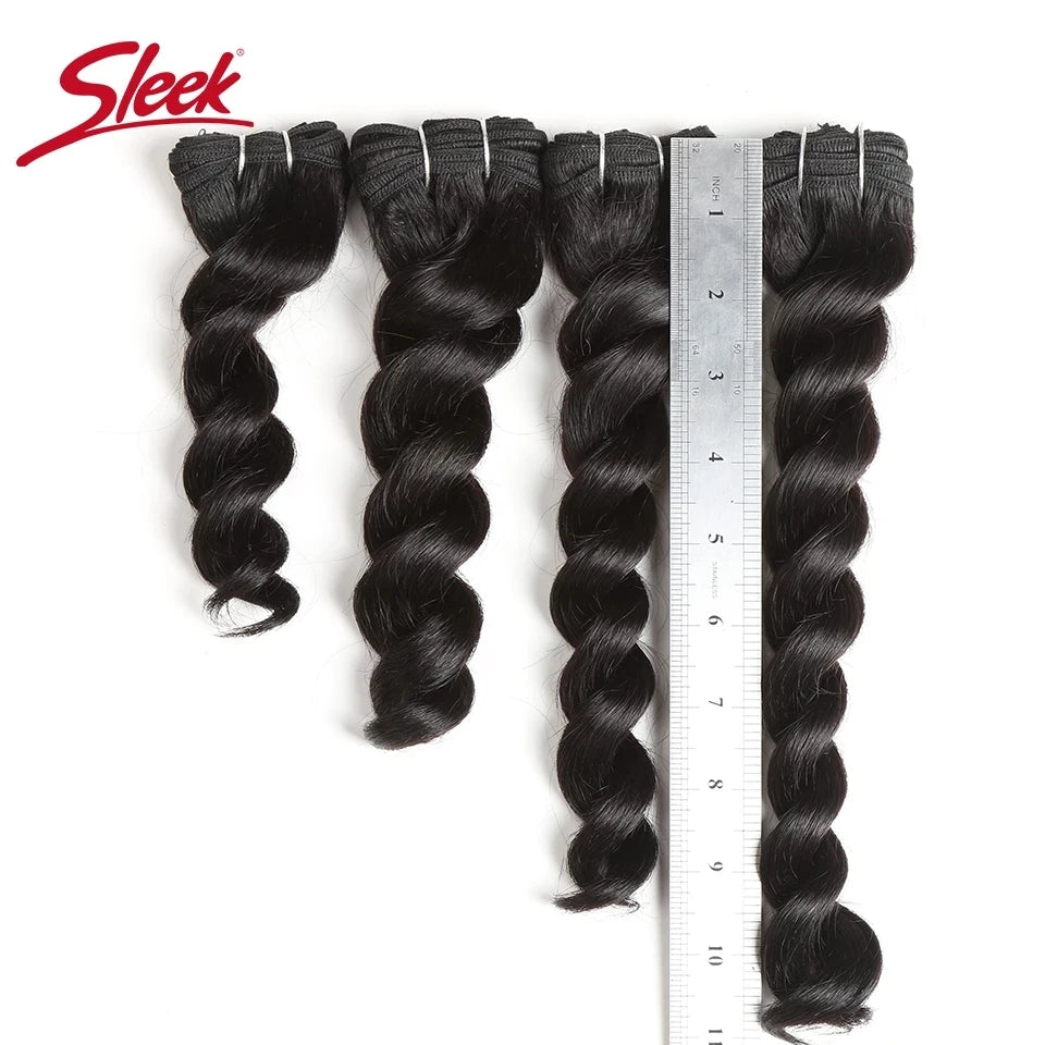 Sleek Brazilian Deep Wave Double Drawn Human Hair Natural Color 160 Grams Bundles Deal Hair Weave Extension 4Pcs Free Shipping