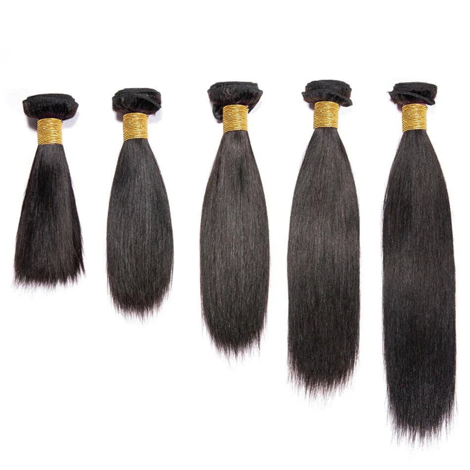 12A Peruvian Straight Bundles 100% Raw Human Hair Bundles Virgin Hair 1/3/4 PCS Natural Black Cheap Wholesale Hair Extensions