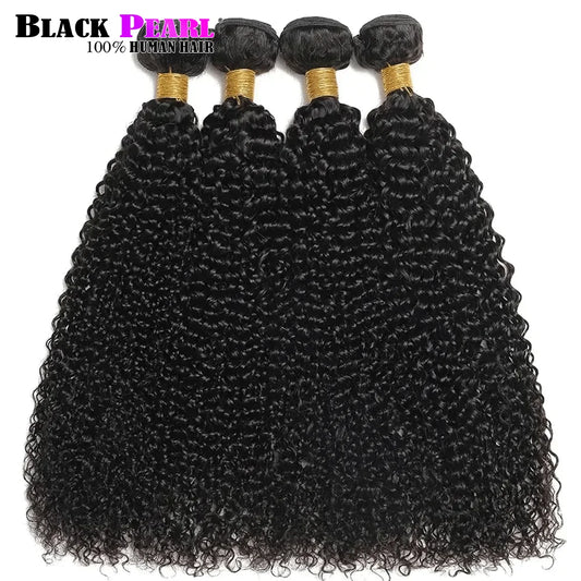 Mongolian Afro Kinky Curly Bundles 1/3/4PCS Human Hair Extensions 100% Unprocessed Virgin Human Hair Weave Bundles Jerry Curl