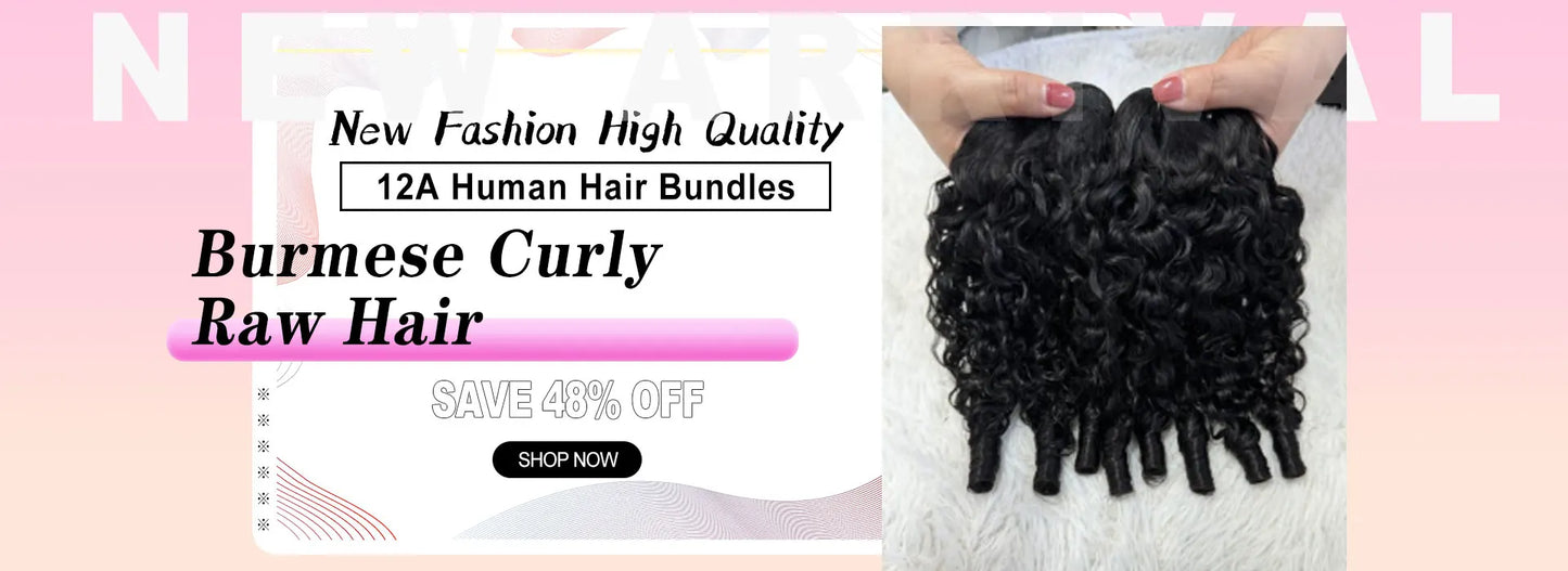 12A Burmese Pix Curls Human Hair Bundles Deals Vietnamese Raw Human Virgin Hair Weave Bundle Ocean Spiral Curly Hair Bundles