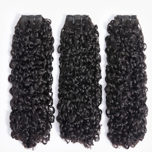 10A Small Spirals Curly Bundles Brazilian Unprocessed Kinky Curly Human Hair Pixie Deep Curls Weave Virgin Hair Extension 3B 3C